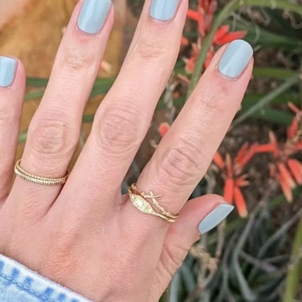 Catbird Jewelry Petite Gold Fountain Ring - Picture 9 of 16